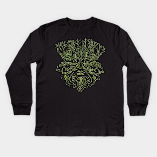 The Green Man Kids Long Sleeve T-Shirt